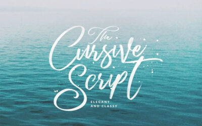 Cursive Script Font