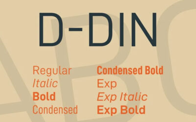 D-Din Font