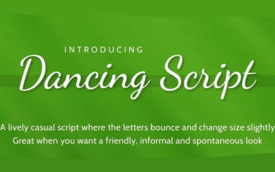 Dancing Script Font