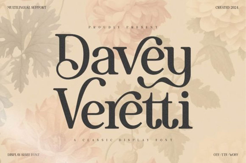 Davey Veretti Font