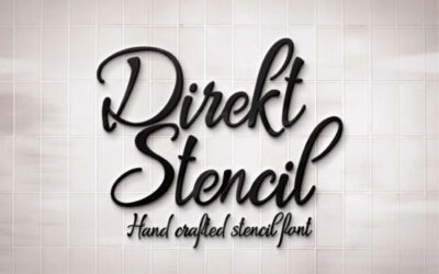 Direkt Stencil Font