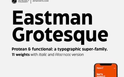 Eastman Grotesque Font