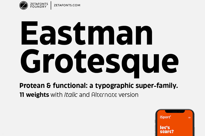 Eastman Grotesque Font