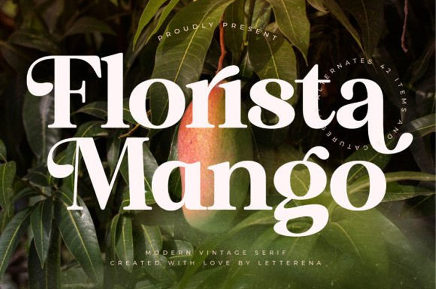 Florista Mango Font