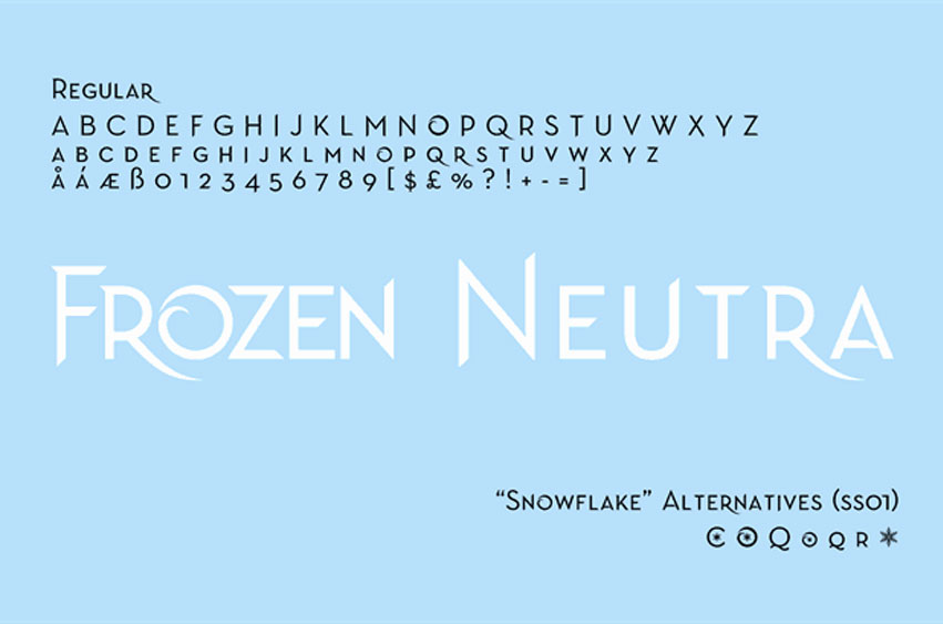 Frozen Neutra Font