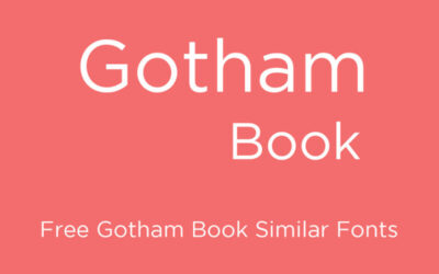 Gotham Book Font