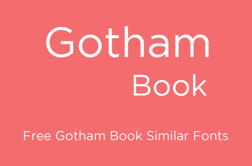 Gotham Book Font