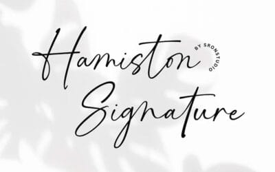 Hamiston Signature Font