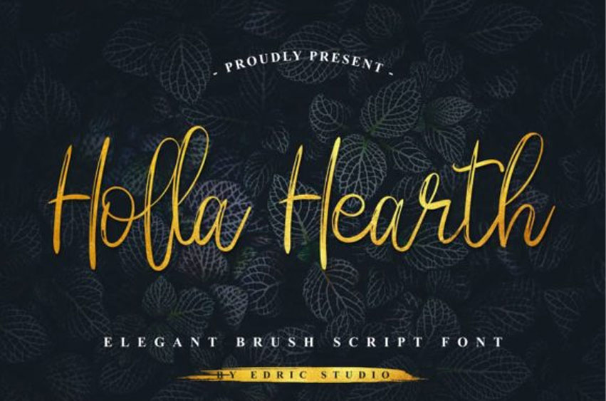 Holla Hearth Font