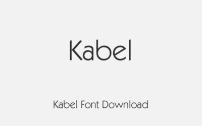 Kabel Font