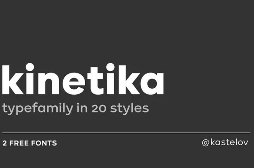 Kinetika Font