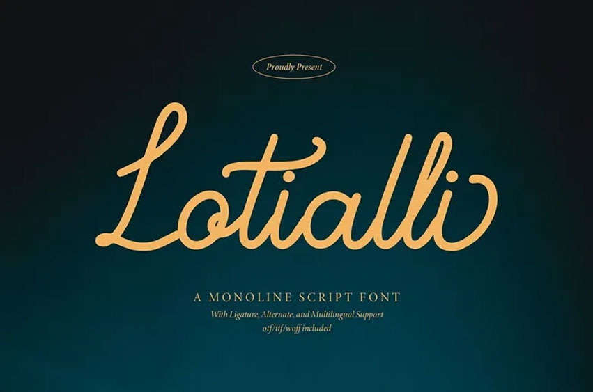 Lotialli Font