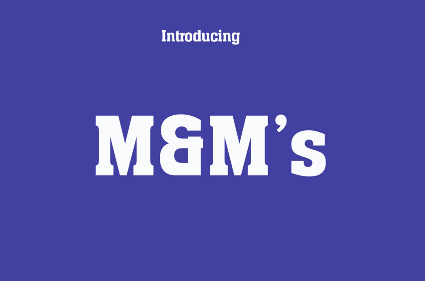 M&M’s Logo Font