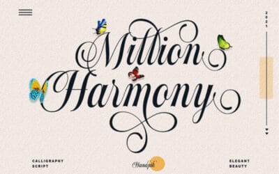 Million Harmony Font