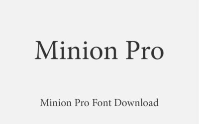 Minion Pro Font