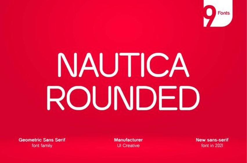 Nautica Rounded Font