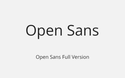 Open Sans Font