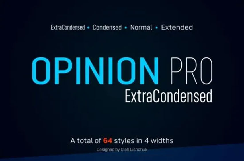 Opinion Pro Font