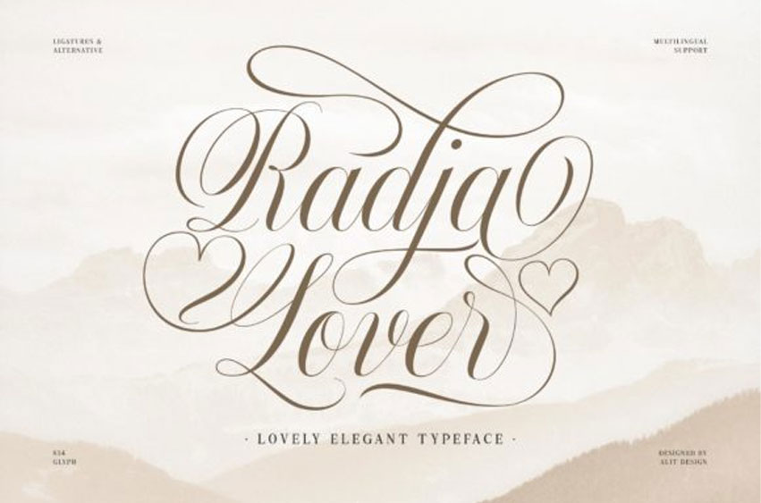 Radja Lover Font