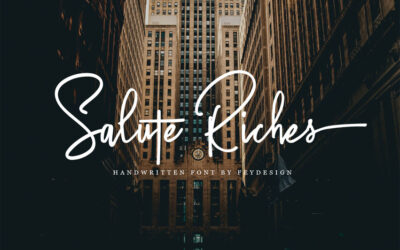 Salute Riches Font