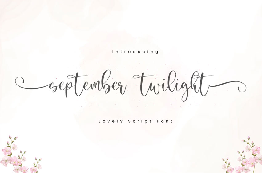 September Twilight Font