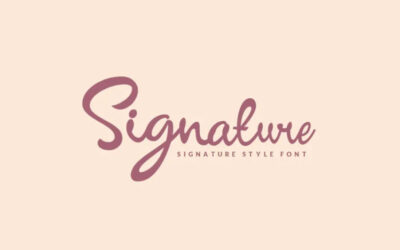 Signature Font