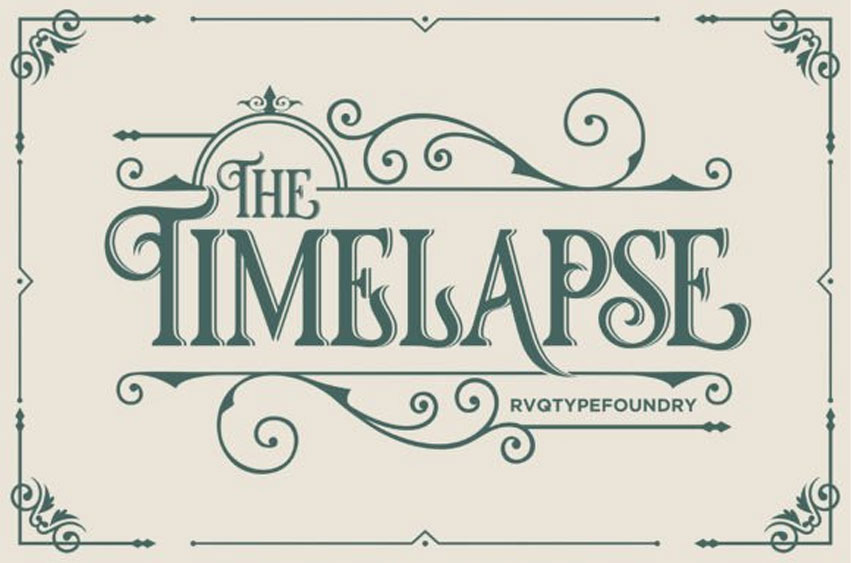 Timelapse Font