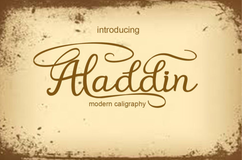 Aladdin Font