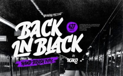 Back in Black Font