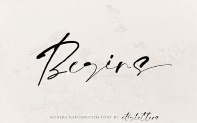 Begins Font