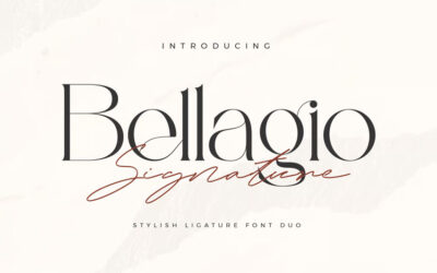 Bellagio Signature Font