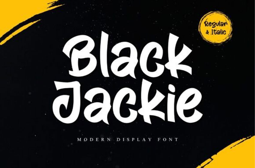 Black Jackie Font