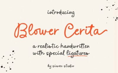 Blower Cerita Font