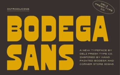Bodega Font