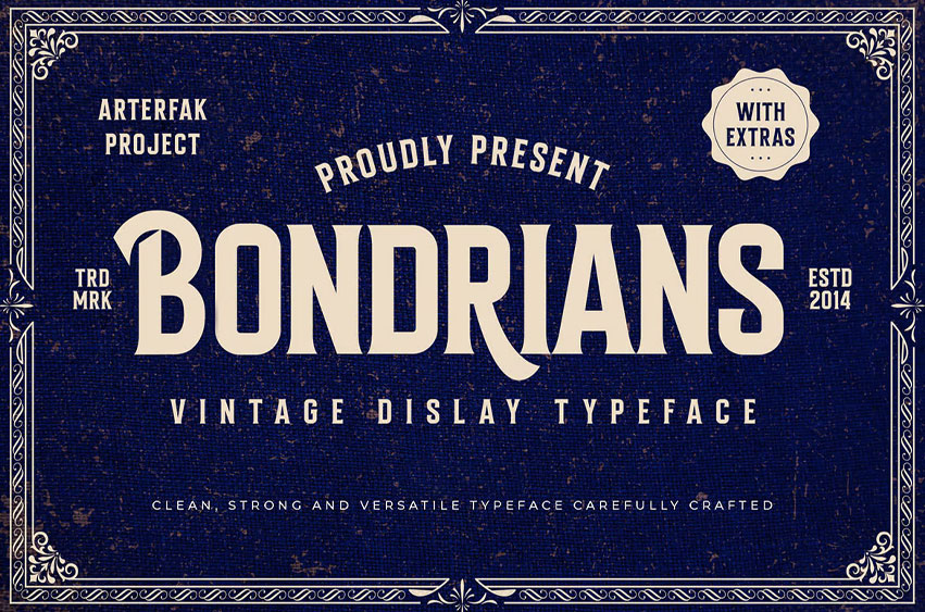 Bondrians Font