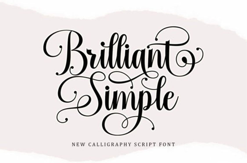 Brilliant Simple Font