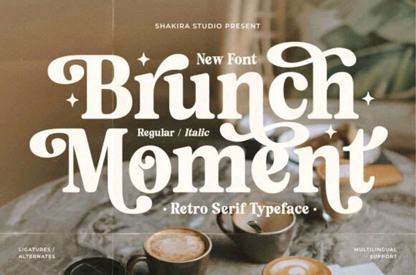 Brunch Moment Font