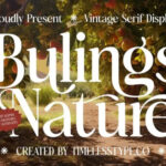 Bulings Nature Font