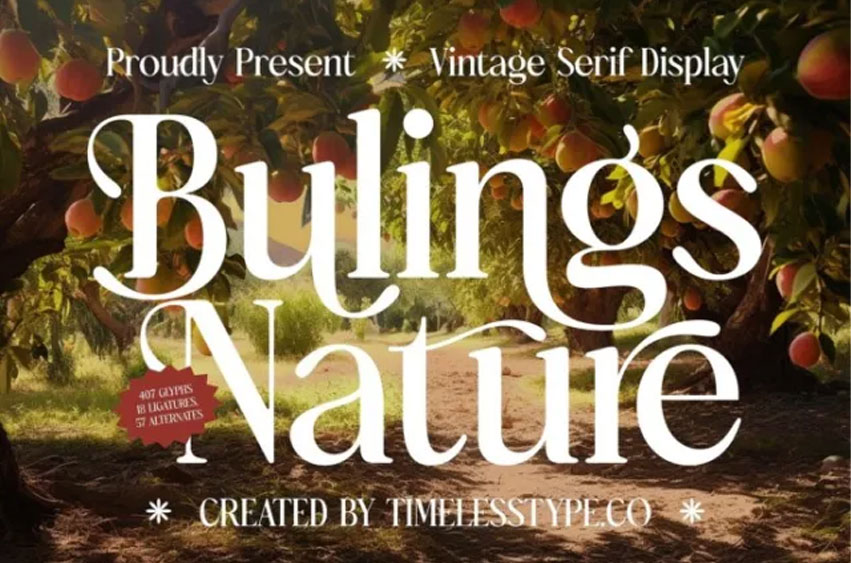 Bulings Nature Font