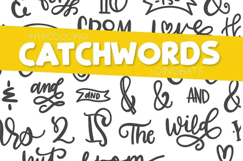 Catchwords Font