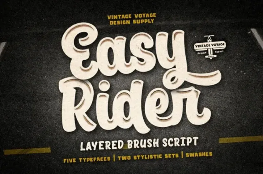 Easy Rider Font - DaFontHub