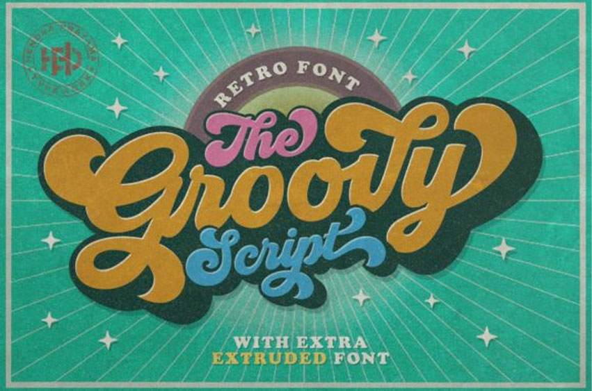 Groovy Script Font