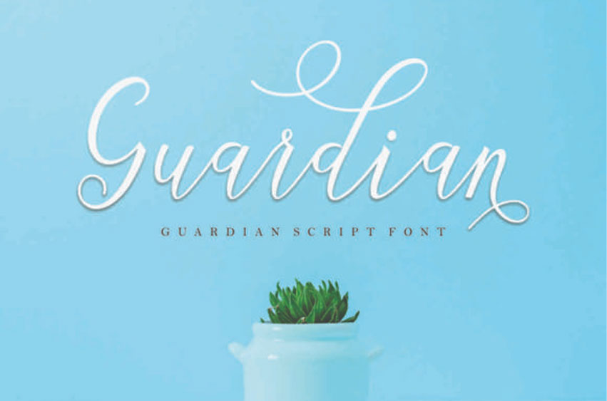 Guardian Script Font