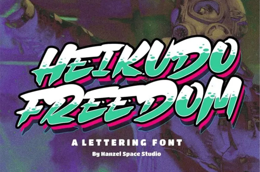 Heikudo Freedom Font