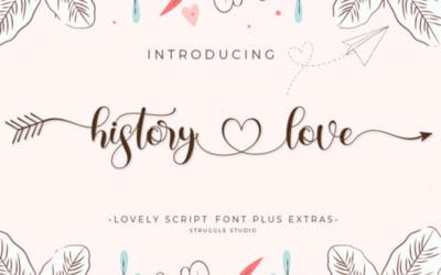 History Love Font