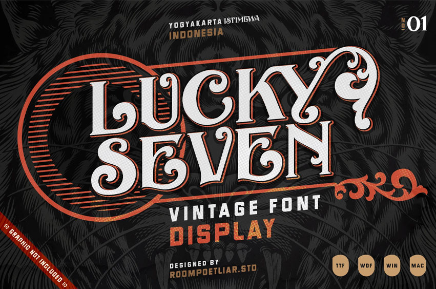 Lucky Seven Font