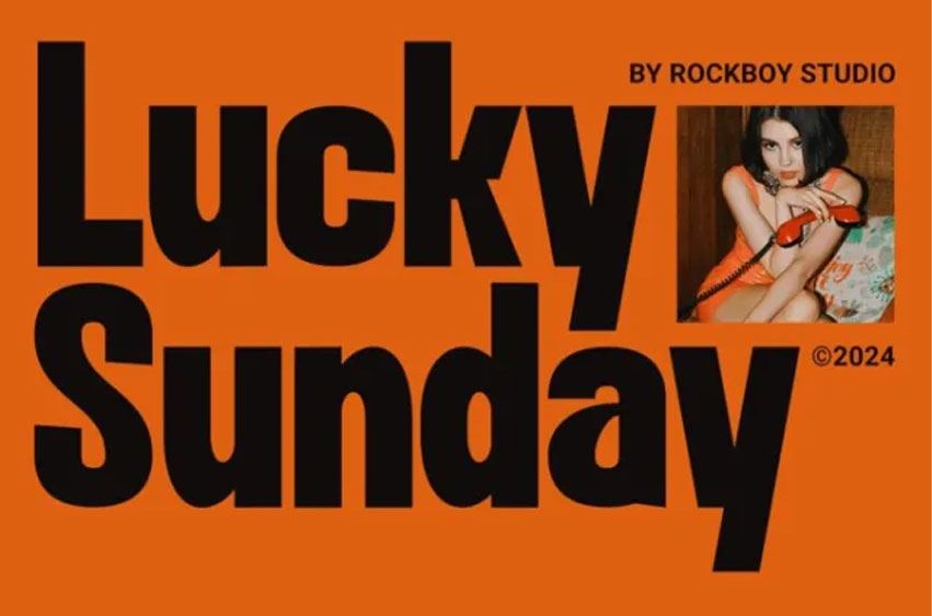 Lucky Sunday Font