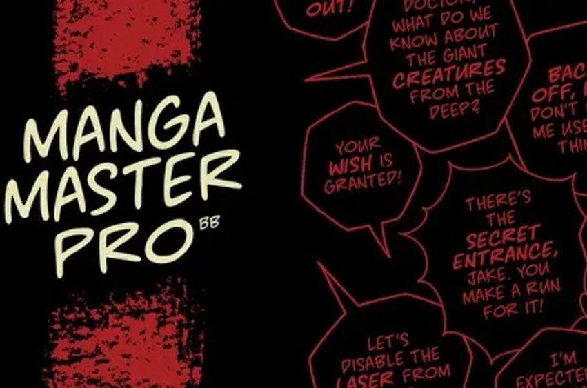 Manga Master Pro Font