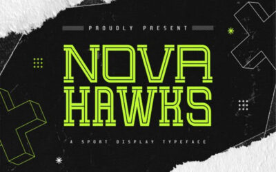 Nova Hawks Font