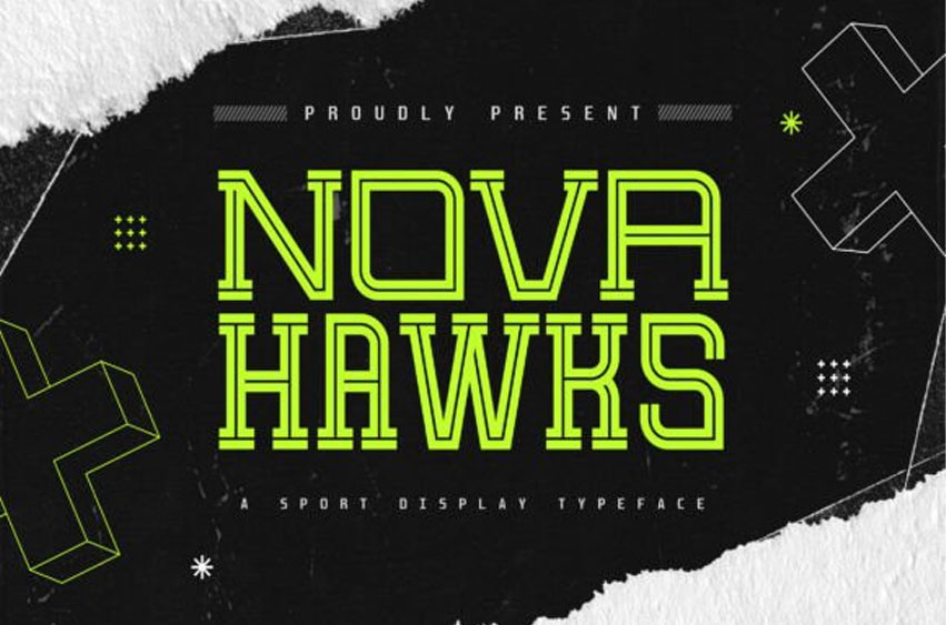 Nova Hawks Font